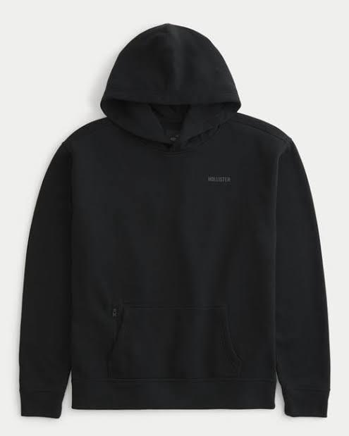 HOLLISTER HOODED With Zipper Pocket