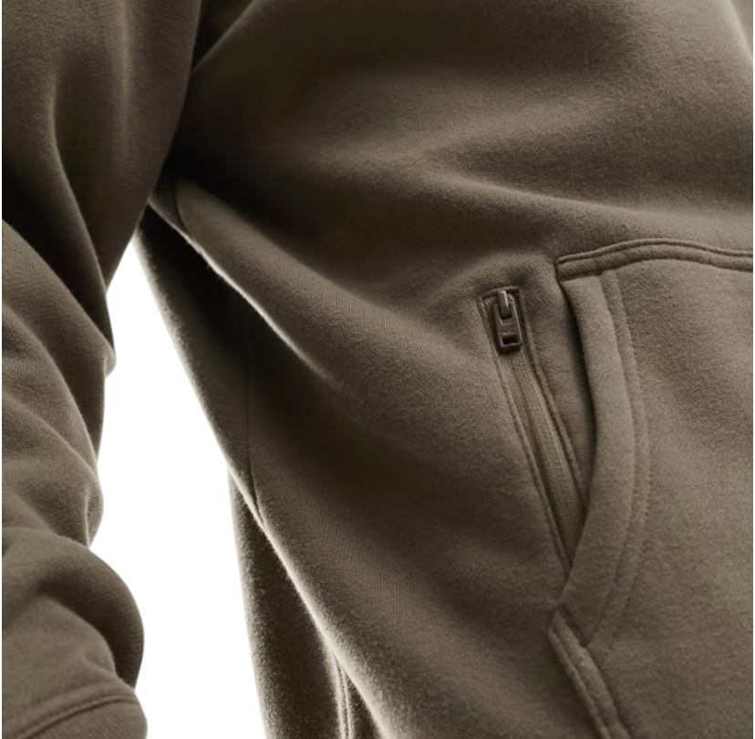 HOLLISTER HOODED With Zipper Pocket