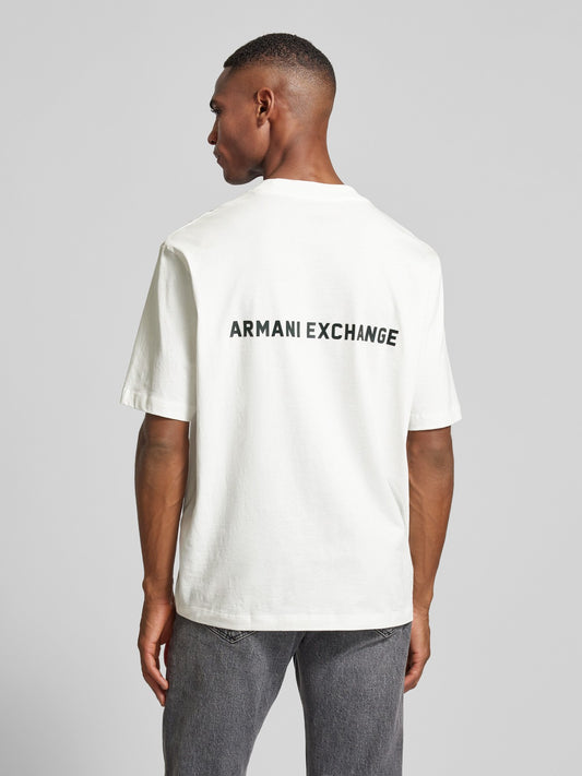 Armani Exchange
Regular fit T-shirt with logo print on front and back