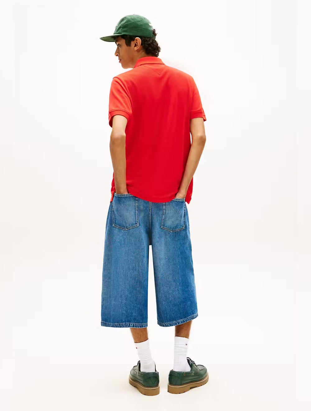 Tommy Jeans Essential Regular Fit Polo - Red