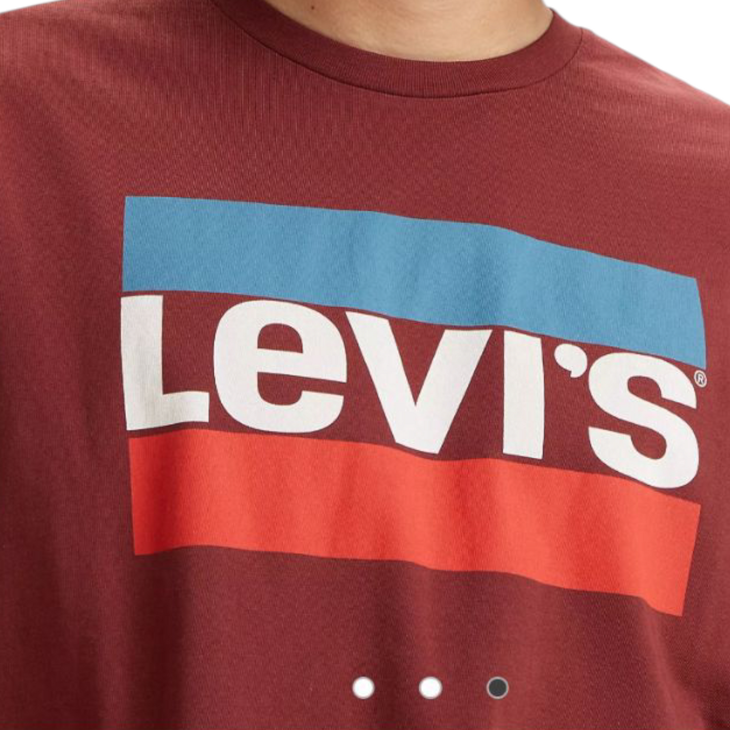 Levi's large modern vintage logo tie dye print