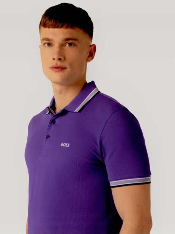 BOSS PADDY POLO SHIRT IN COTTON PIQUÉ WITH LOGO UNDERCOLLAR
Regular fit