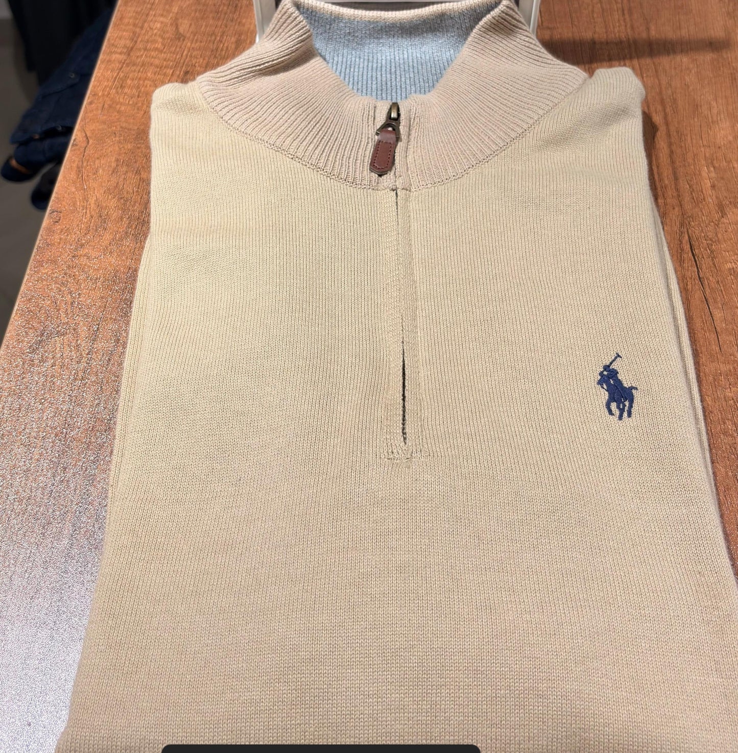 Polo Ralph Lauren
Cotton Quarter-Zip Sweater