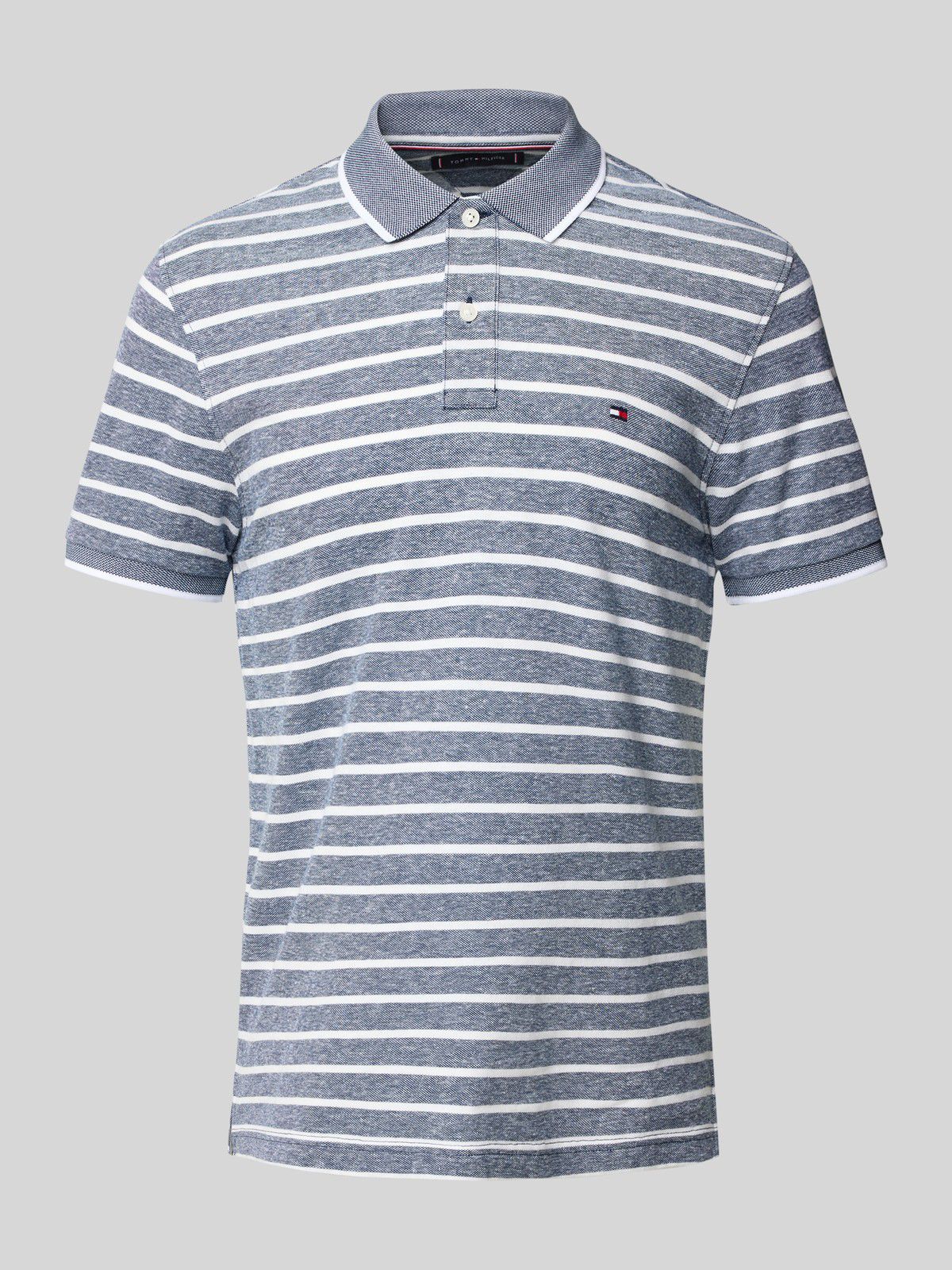 Tommy Hilfiger
Regular Fit Poloshirt aus Baumwoll-Leinen-Mix in marine