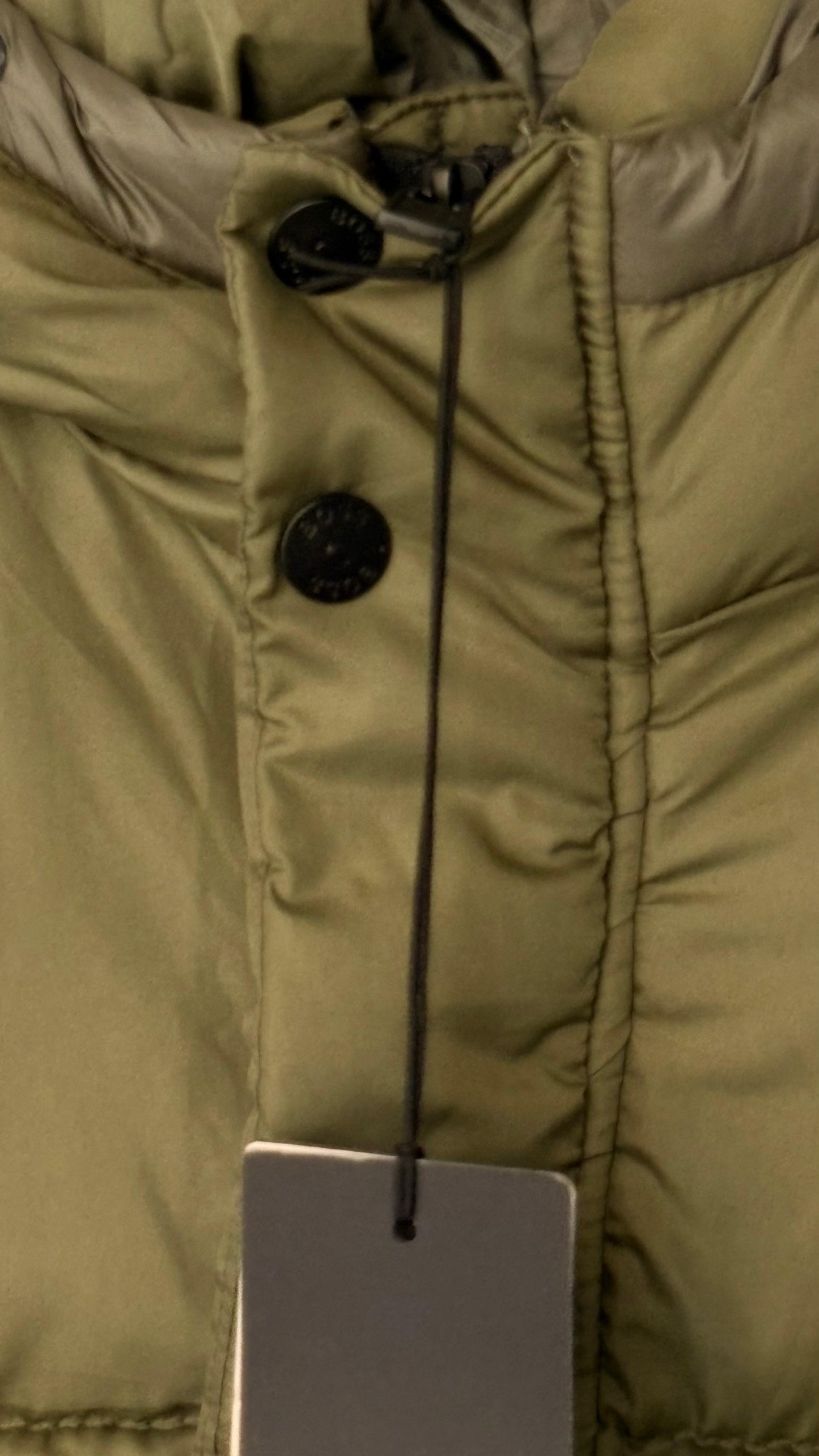 BOSS Water Repellent Hooded Puffer Jacket Men's Logo Patch