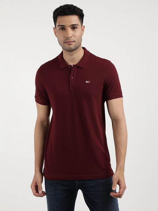 Tommy Jeans Mens Tommy Flag Polo Shirt