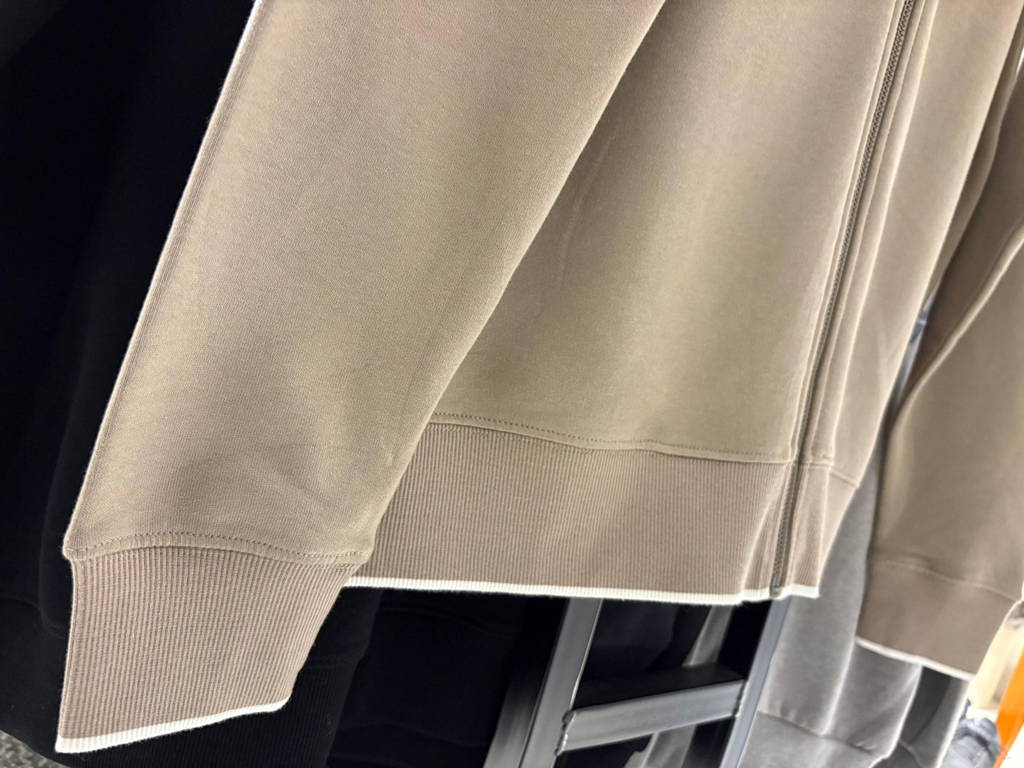 Marks & Spencer Cotton Rich Zip Up Funnel Neck Jacket