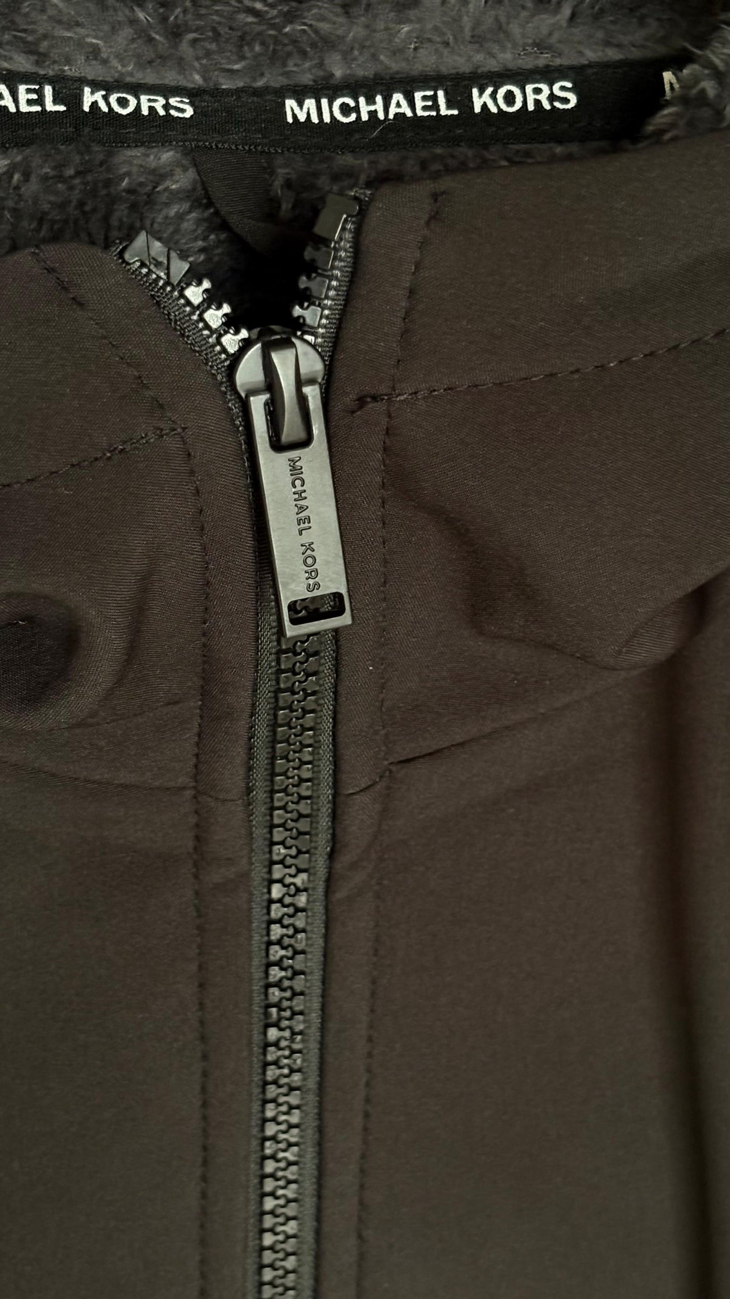 Michael Kors
Men Brand Logo Hooded Parka Jacket, Black