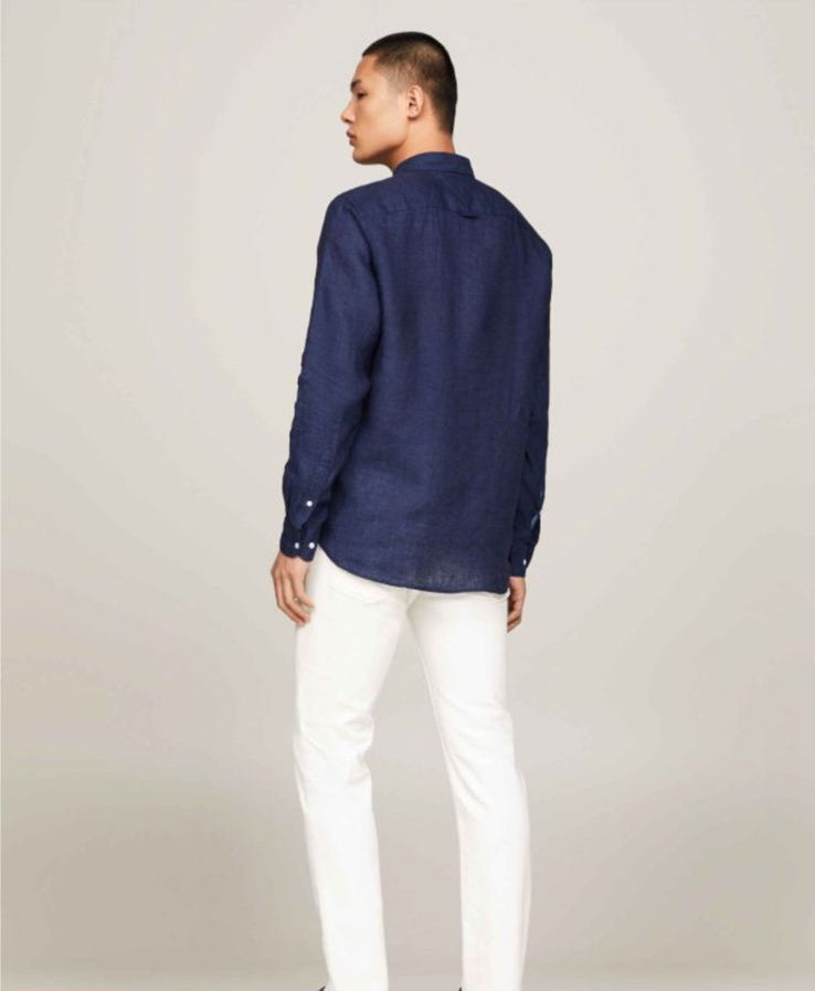 Tommy Hilfiger Regular Fit Pure Linen Shirt