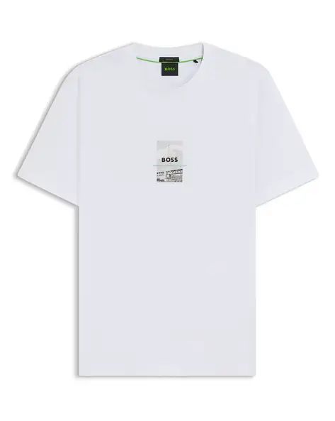 BOSS GREEN
Relaxed-fit T-shirt in stretch cotton with photo print