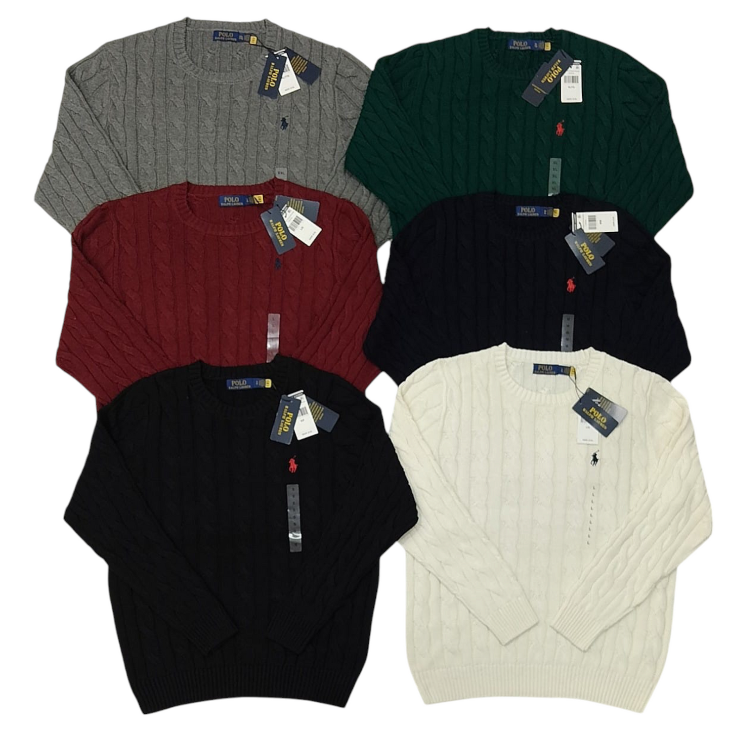 POLO RALPH LAUREN
POLO RALPH LAUREN CABLE KNIT COTTON JUMPER