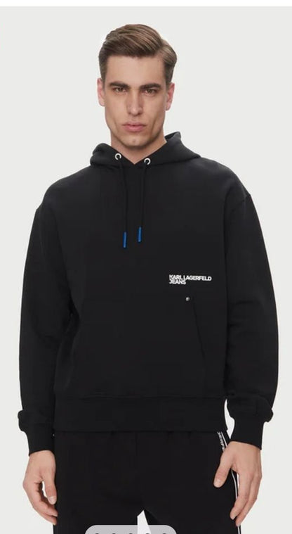 KARL LAGERFELD JEANS
logo-print hoodie