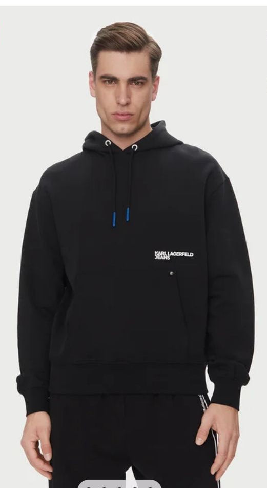 KARL LAGERFELD JEANS
logo-print hoodie