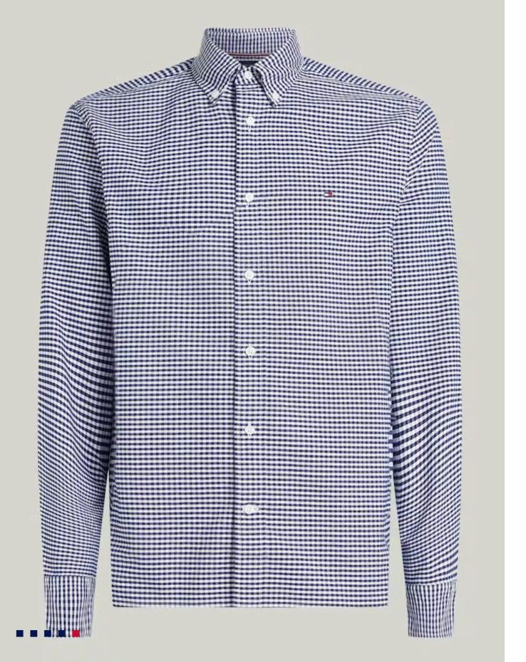 TOMMY HILFIGER 
Heritage Gingham Regular Fit Oxford Shirt