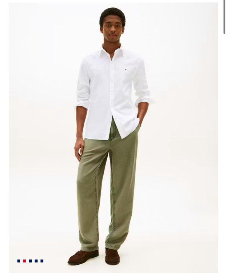 TOMMY HILFIGER
Mens Core Flex Poplin Rf Shirt In White