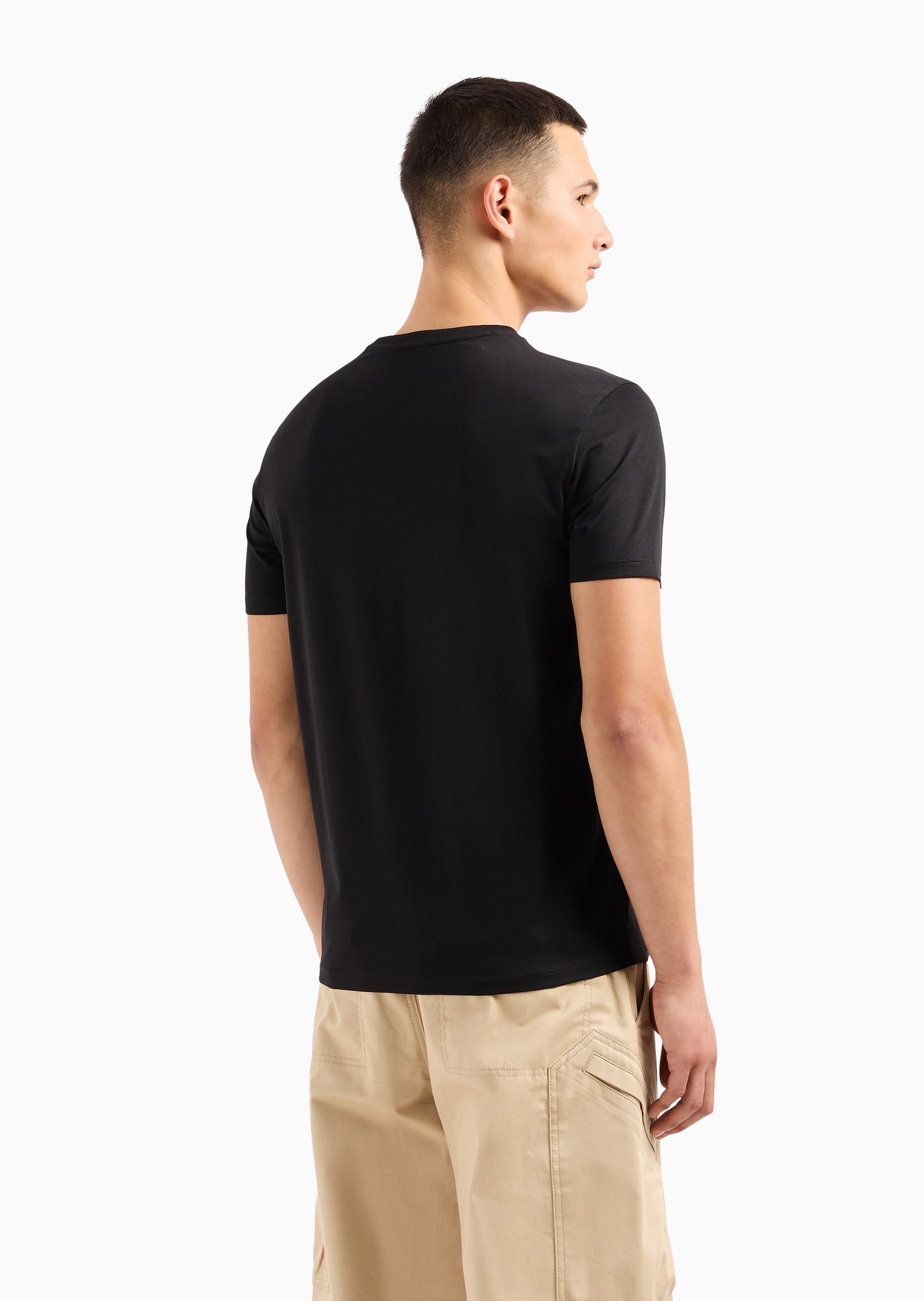 Armani Exchange short sleeve central logo t-shirt