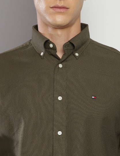 Tommy Hilfiger men's regular fit stretch oxford shirt