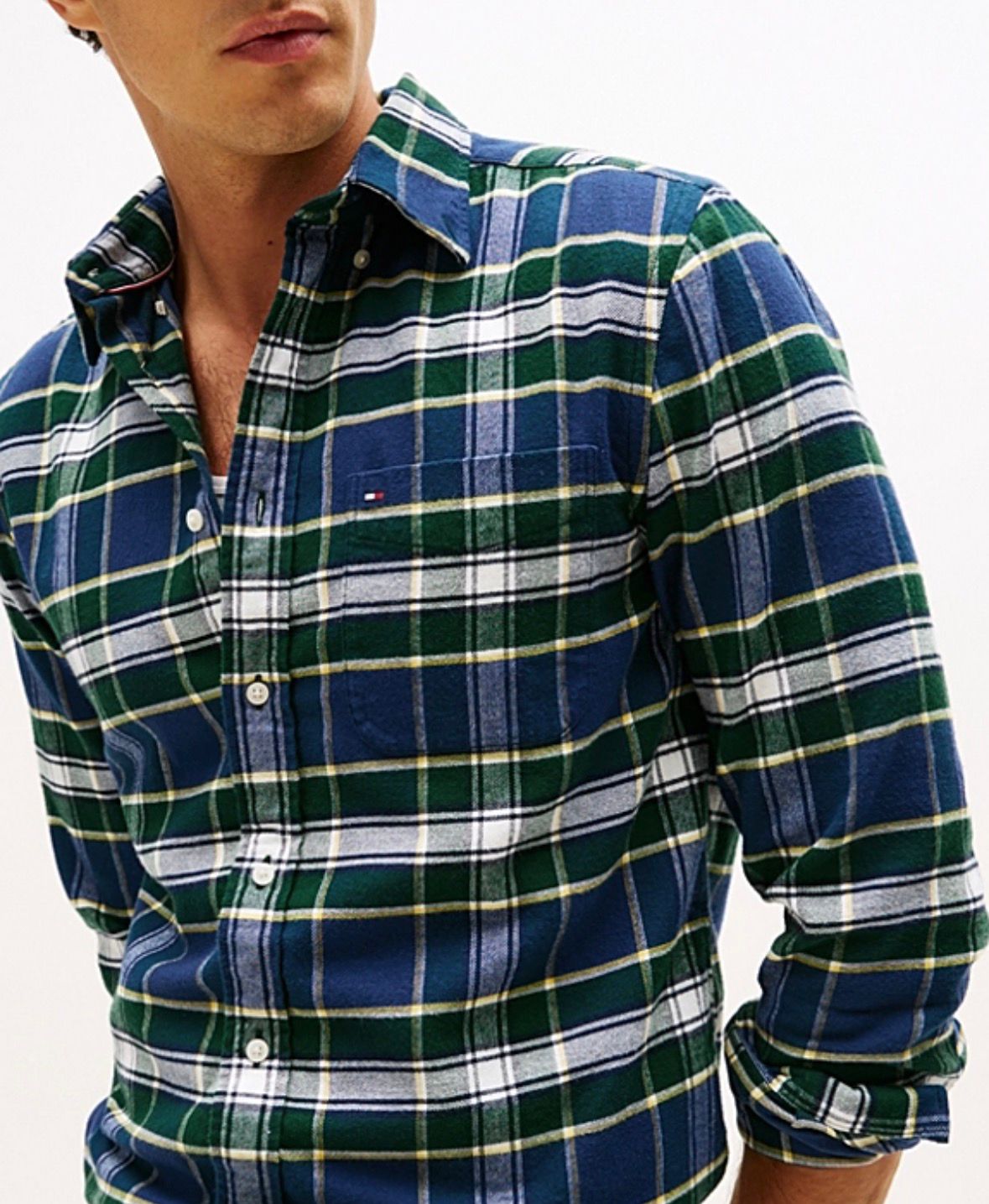 Regular Fit Tartan Check Shirt | Multi | Tommy Hilfiger