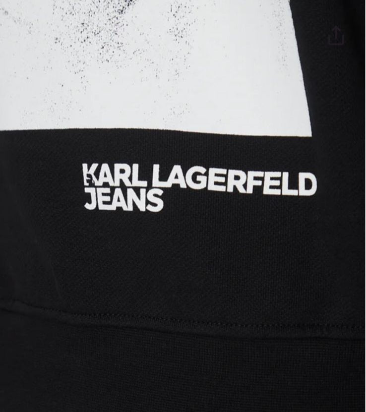 KARL LAGERFELD JEANS
logo-print hoodie