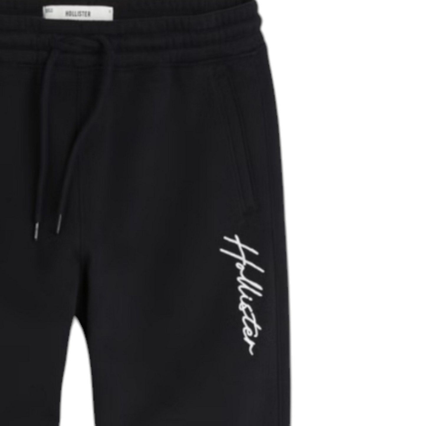 Hollister Fleece-RELAXED Jogger Black