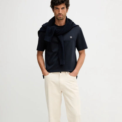 BOSS  

Mercerised-cotton T-shirt with Double B monogram