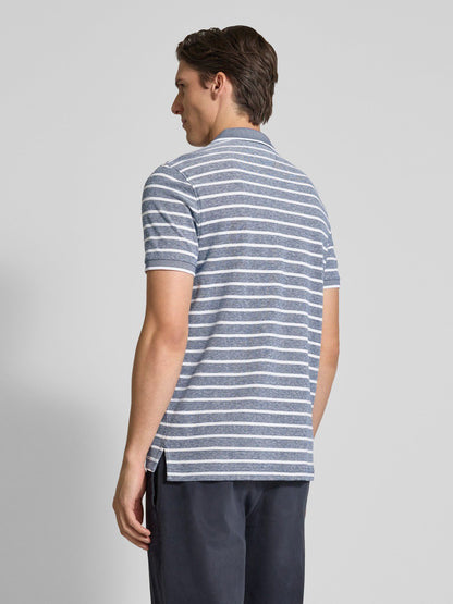 Tommy Hilfiger
Regular Fit Poloshirt aus Baumwoll-Leinen-Mix in marine