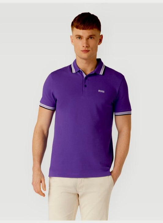 BOSS PADDY POLO SHIRT IN COTTON PIQUÉ WITH LOGO UNDERCOLLAR
Regular fit