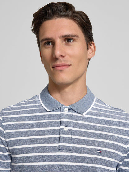 Tommy Hilfiger
Regular Fit Poloshirt aus Baumwoll-Leinen-Mix in marine