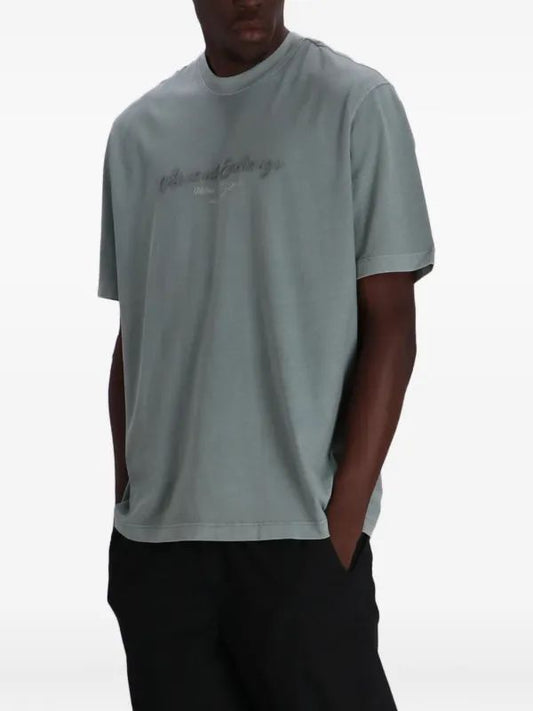 Armani Exchange 
Logo-Embroidered T-SHIRT