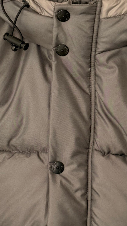 BOSS Water Repellent Hooded Puffer Jacket Men's Logo Patch