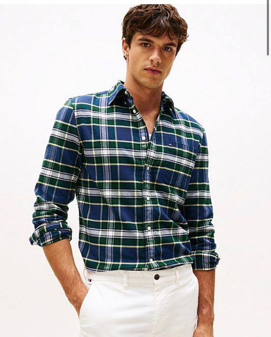 Regular Fit Tartan Check Shirt | Multi | Tommy Hilfiger