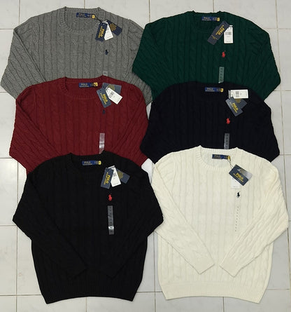 POLO RALPH LAUREN
POLO RALPH LAUREN CABLE KNIT COTTON JUMPER