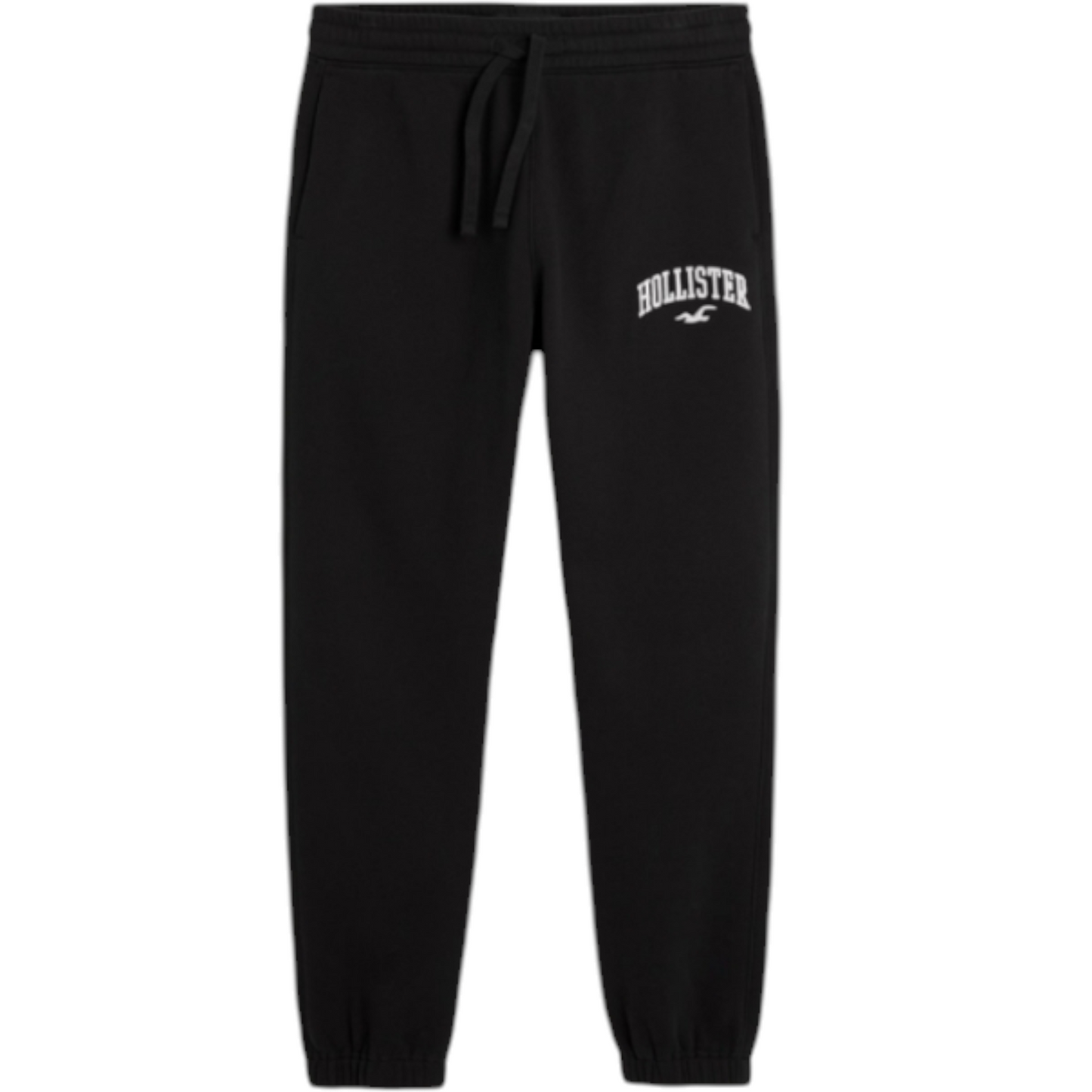 HOLLISTER Tapered Trousers in Black