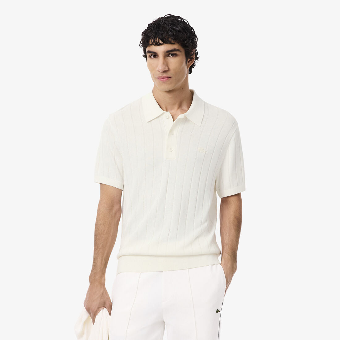Lacoste knitted short sleeve polo shirt