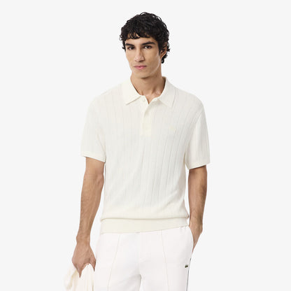 Lacoste knitted short sleeve polo shirt