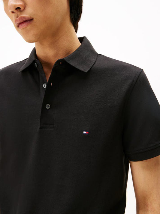 Tommy Hilfiger White Regular Fit 1985 Regular Fit Pique Polo Shirt