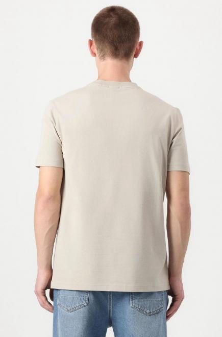 BOSS Stretch-cotton T-shirt with logo detail