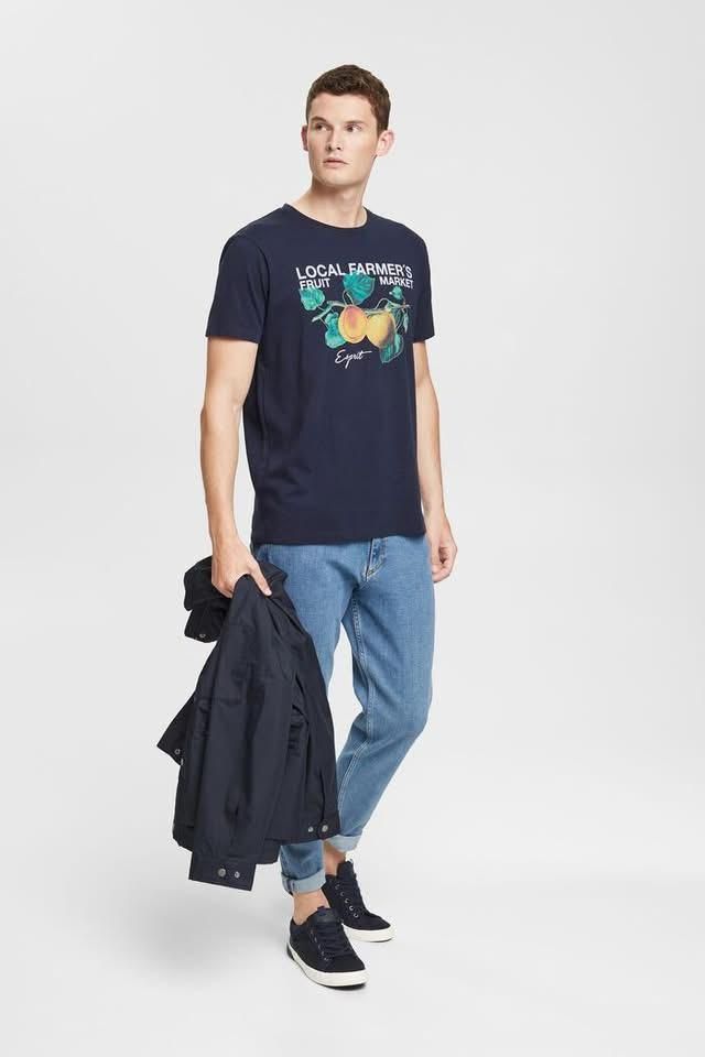 ESPRIT MAN NAVY T-SHIRT