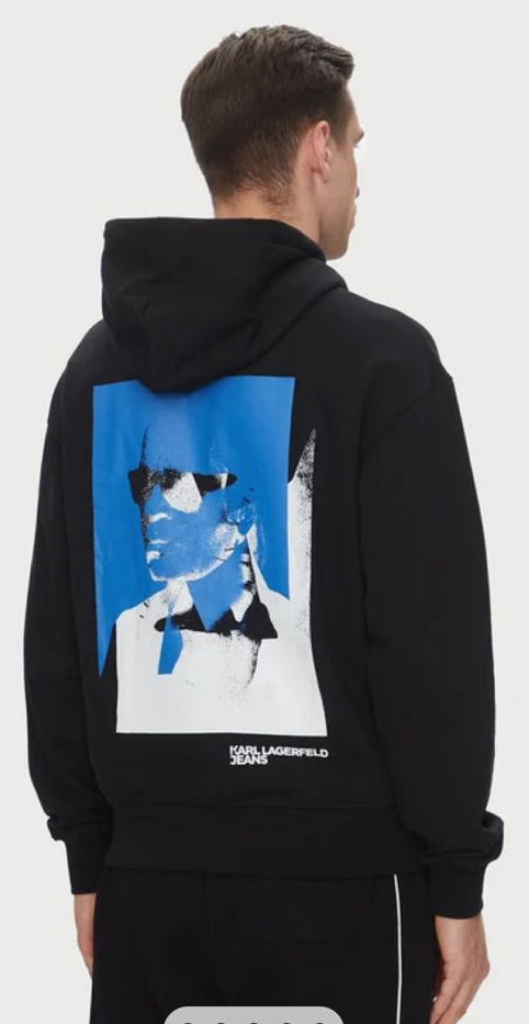 KARL LAGERFELD JEANS
logo-print hoodie