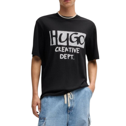 COTTON-JERSEY T-SHIRT WITH LOGO ARTWORK