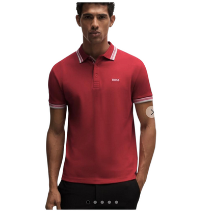 BOSS PADDY POLO SHIRT IN COTTON PIQUÉ WITH LOGO UNDERCOLLAR
Regular fit