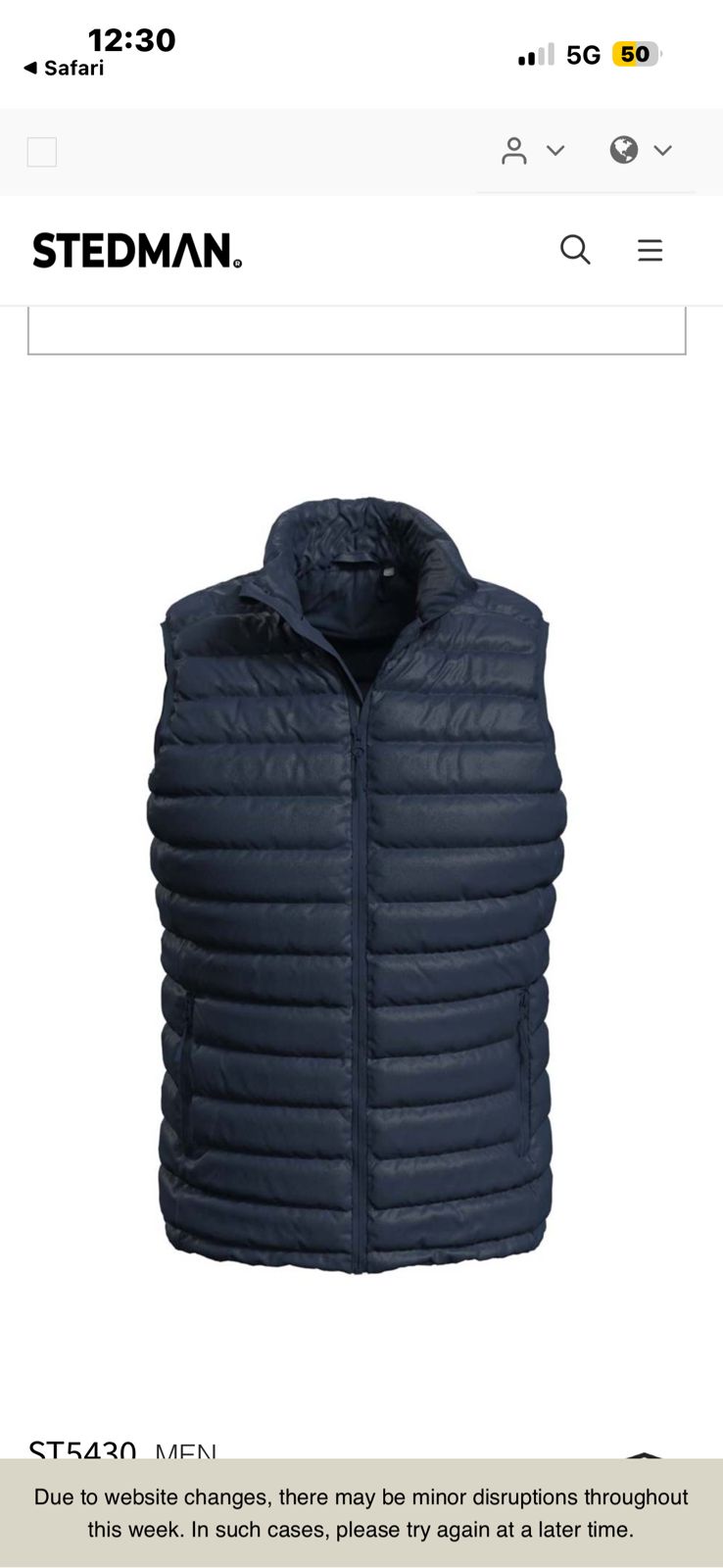 Stedman ST5430 | Lux Padded Vest