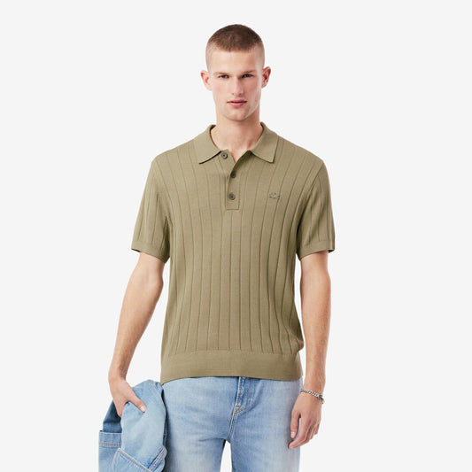 Lacoste knitted short sleeve polo shirt