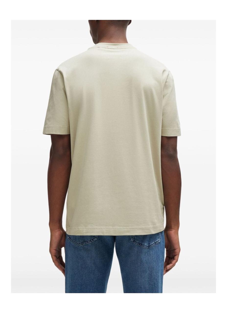 BOSS Stretch-cotton T-shirt with logo detail