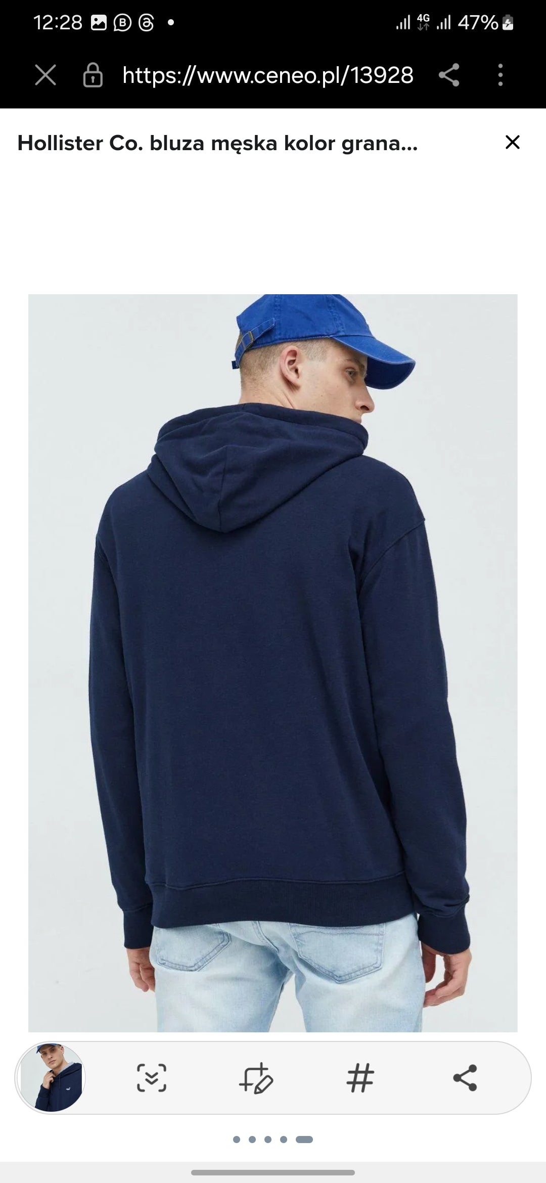 HOLLISTER RELAXED ICON Non- Fleece HOODIE