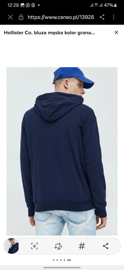 HOLLISTER RELAXED ICON Non- Fleece HOODIE