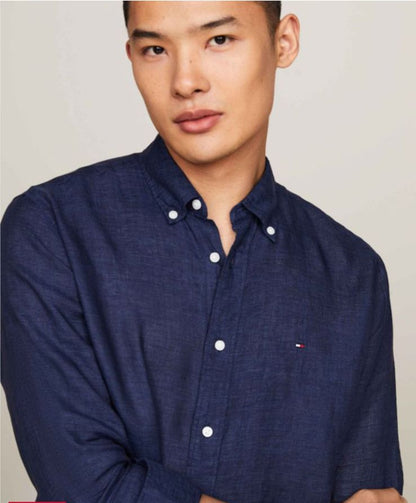 Tommy Hilfiger Regular Fit Pure Linen Shirt