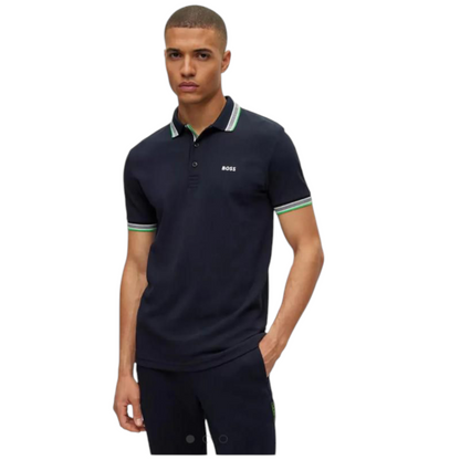 BOSS PADDY POLO SHIRT IN COTTON PIQUÉ WITH LOGO UNDERCOLLAR
Regular fit