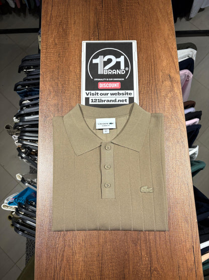Lacoste knitted short sleeve polo shirt