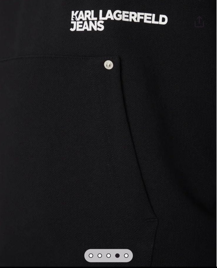 KARL LAGERFELD JEANS
logo-print hoodie
